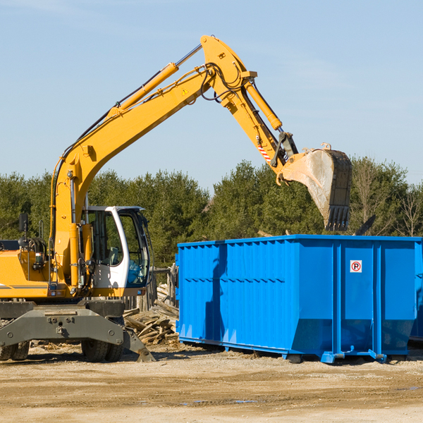 can i choose the location where the residential dumpster will be placed in Williams Illinois